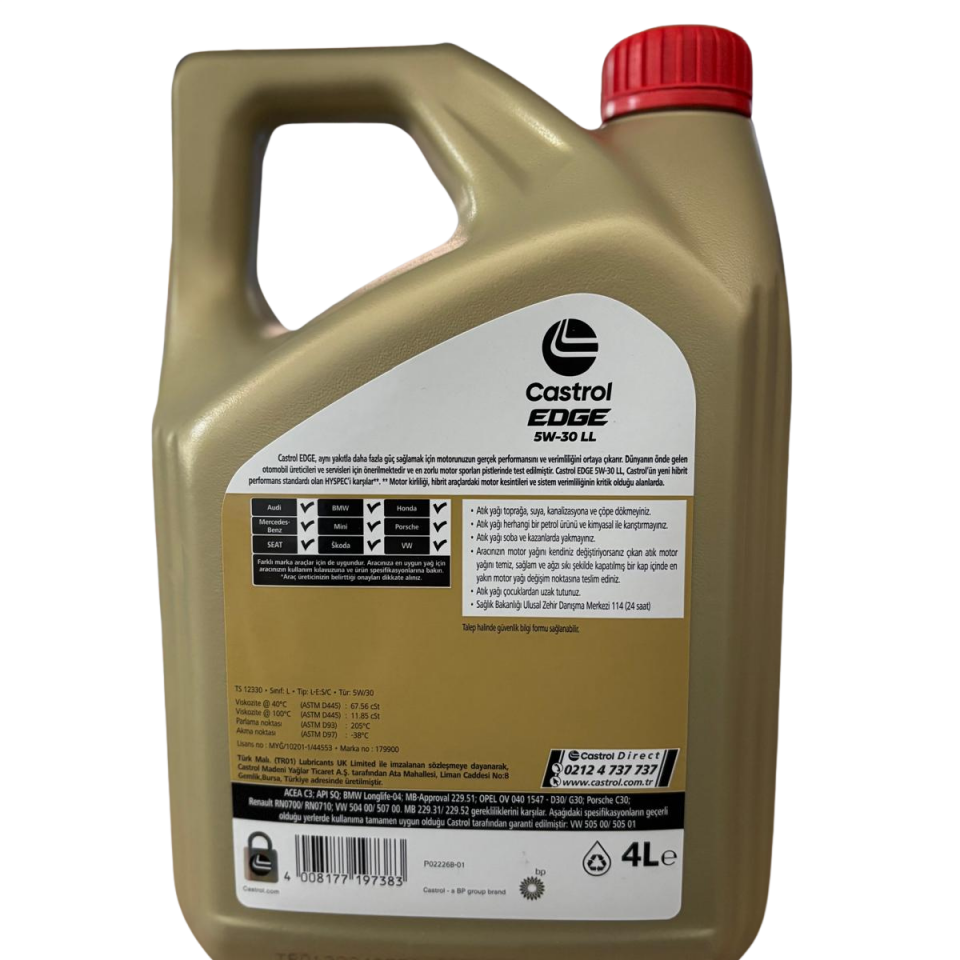 CASTROL EDGE 5W-30LL  4L