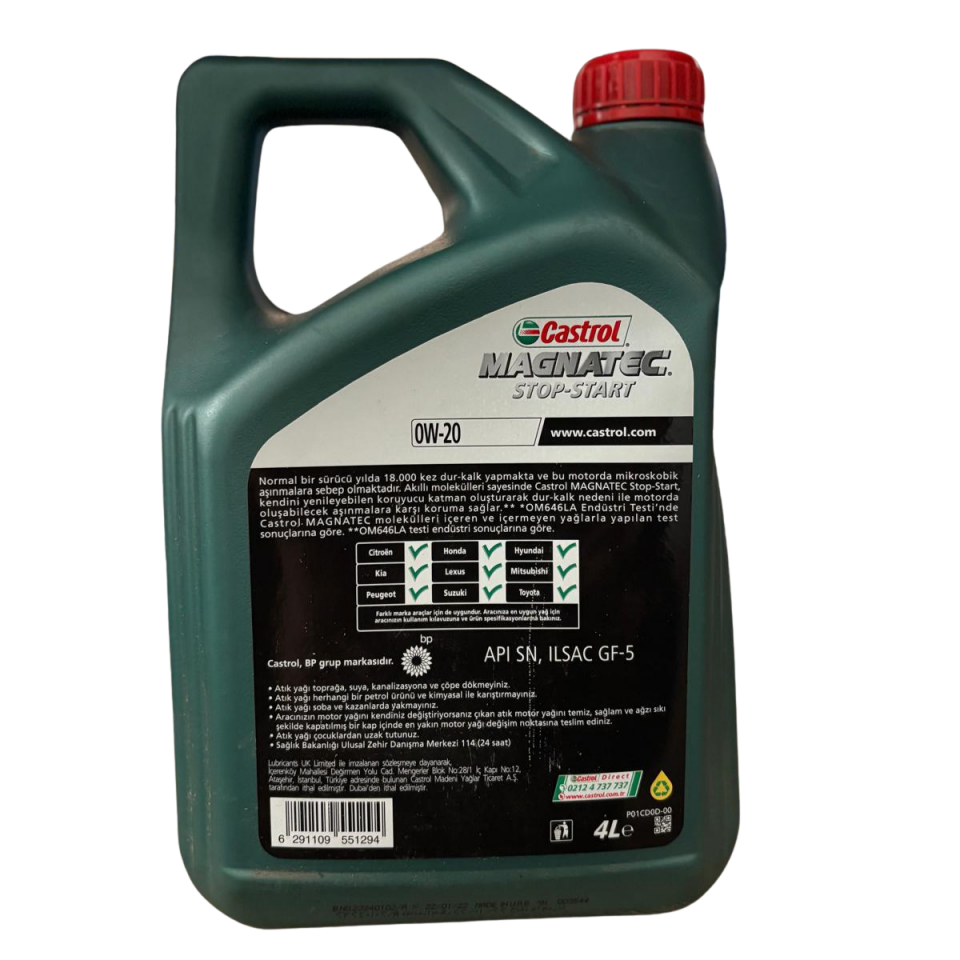 CASTROL MAGNETEC 0W-20