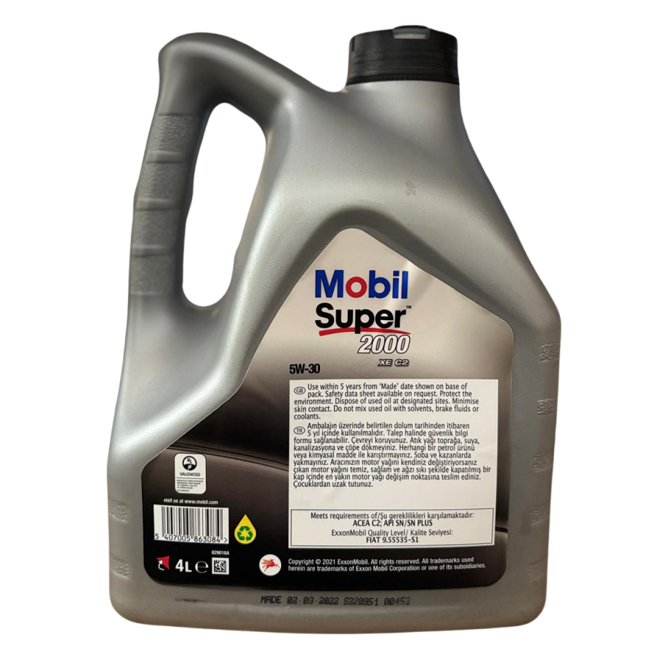 MOBİL1 SUPER 2000 5W-30 XE C2 4L