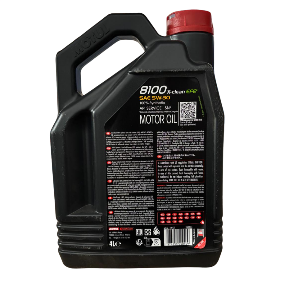 MOTUL X-CLEAN EFE C2/C3 5W-30  4L