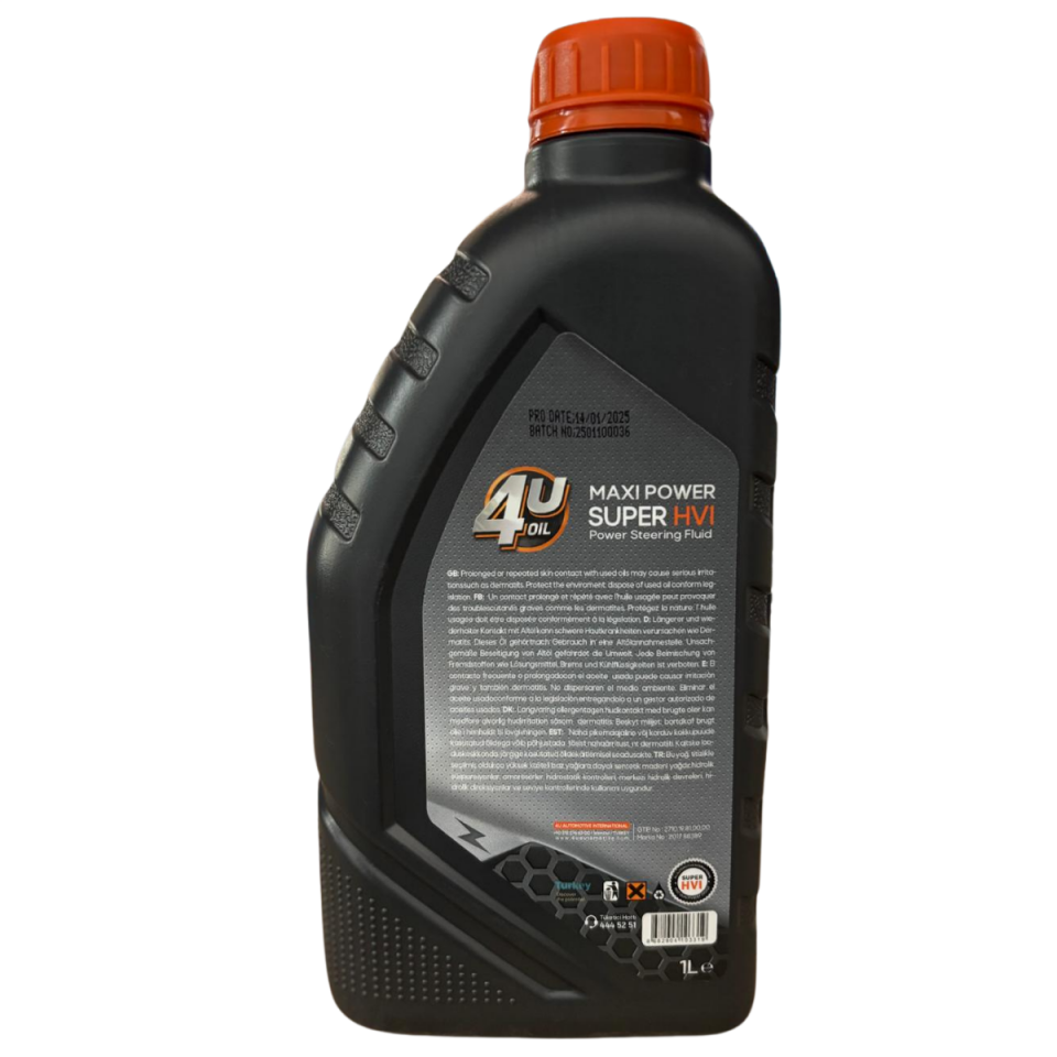 4U MULTI POWER SUPER HVI (KIRMIZI) DİREKSYON YAĞI 1L