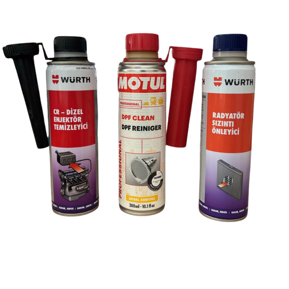 DİZEL ENJEKTÖR TEMİZLEYİCİ-DPF TEMİZLEYİCİ-RADYATÖR SIZINTI ÖNLEYİCİ